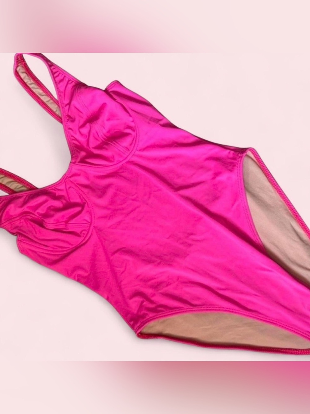 Vintage Zuliana 2000s Pink Retro Barbie Pinup One Piece Swim